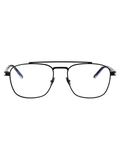 Saint Laurent Aviator Optical Sl 665 Opt 001 In Black