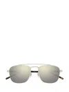 Saint Laurent Sl 665 Pilot-frame Sunglasses In Gray