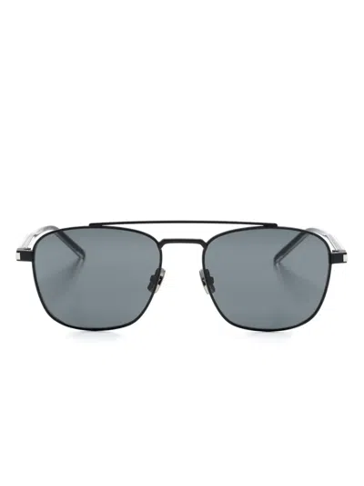 Saint Laurent Sl 665 Square-frame Sunglasses In Black