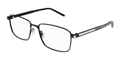 Saint Laurent Sl 666 Asian Fit Men's Glasses, Black, Size 58