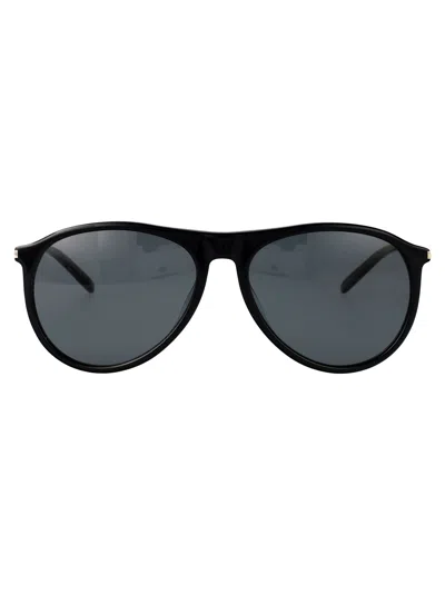 Saint Laurent Sl 667 Sunglasses In Black
