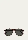 Saint Laurent Sl 667 002 Sunglasses In Havana