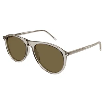 Saint Laurent Sl 667004 Beige Beige Brown
