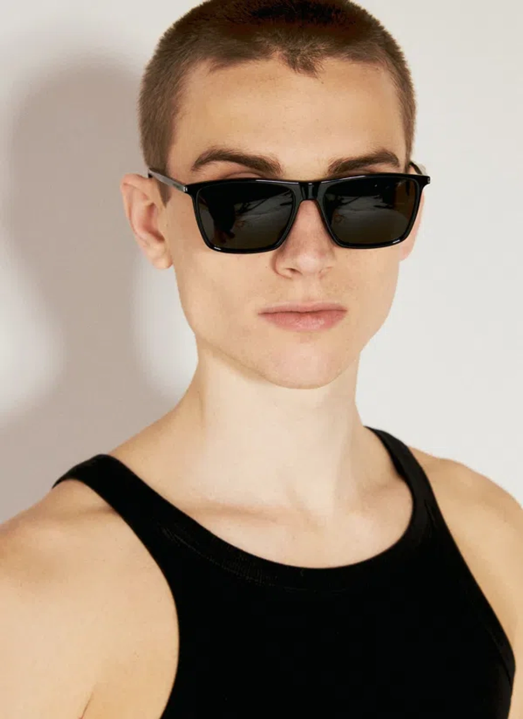 Saint Laurent Sl 668 Sunglasses In Black | ModeSens