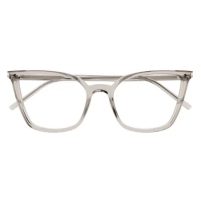 Saint Laurent Sl 669001-beige-beige-transparent In Gray