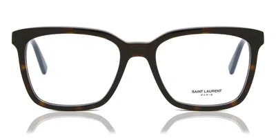 Saint Laurent Sl 672 Men's Glasses, Tortoiseshell, Size 55 In Brown