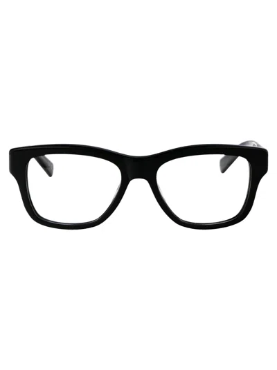 Saint Laurent Black Black Transparent Acetate Glasses