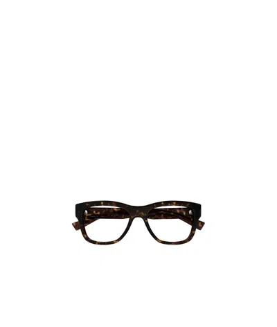 Saint Laurent Sl 677 Wayfarer-frame Glasses In Black