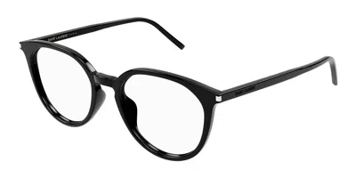 Saint Laurent Sl 681/f Asian Fit Men's Glasses, Black, Size 52