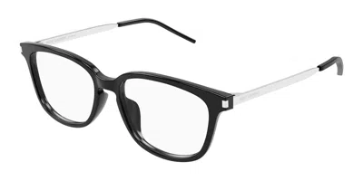Saint Laurent Sl 684/f Asian Fit Men's Glasses, Black, Size 55