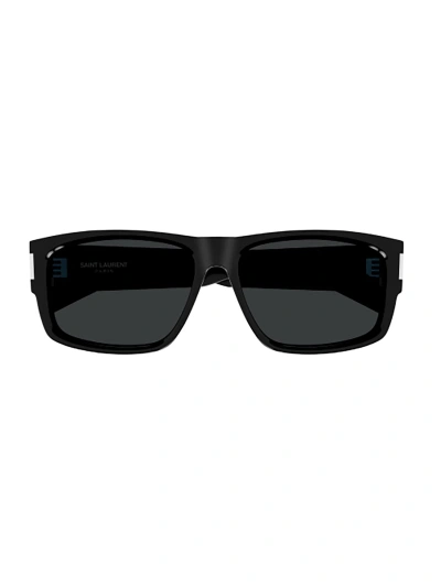 Saint Laurent Sl 689 Sunglasses In Black Black Black