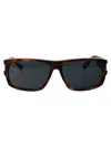 Saint Laurent Sl 689 Sunglasses In Havana-havana-black