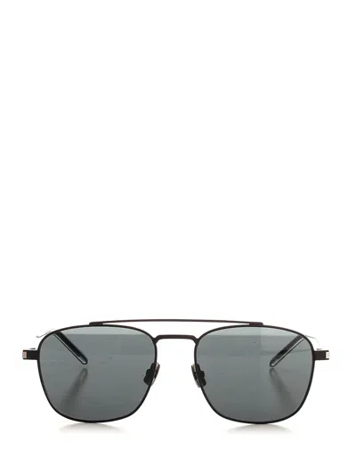 Saint Laurent Eyewear Aviator Sunglasses In Black