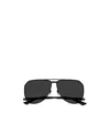Saint Laurent Sl 690 Dust 001 Black Sunglasses In Black