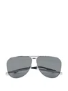 Saint Laurent Sl 690 Sunglasses In Silver