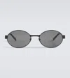 Saint Laurent Sl 692 Round Sunglasses In Black