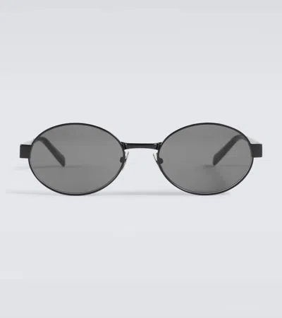 Saint Laurent Sl 692 Round Sunglasses In Black