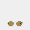 Saint Laurent Lunettes De Soleil Sl 692 -  - Métal - Doré
