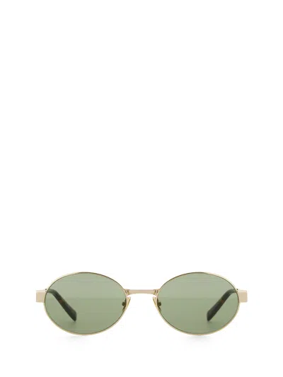 Saint Laurent "sl 692" Sunglasses In Gold