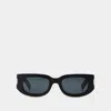 Saint Laurent Sl 697 Sunglasses -  - Acetate - Black In Black