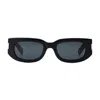 Saint Laurent Sl 697 Sunglasses -  - Acetate - Black In Black