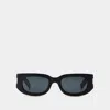 Saint Laurent Sl 697 Sunglasses -  - Acetate - Black In Black