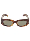 Saint Laurent Sl 697 Sunglasses In Green