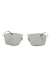 Saint Laurent Sl 700 Sunglasses In Silver