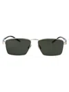 Saint Laurent Squared Sunglasses Sl 700 002 In Silver-crystal-grey