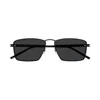 Saint Laurent Sl 700-001 Black-crystal-black In Black