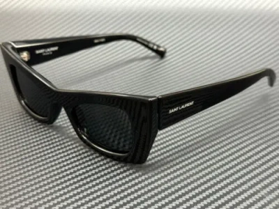 Pre-owned Saint Laurent Sl 702 001 Black Women's 49 Mm Sunglasses
