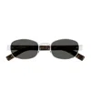 Saint Laurent Unisex Round Metal Sunglasses