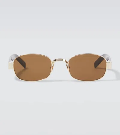 Saint Laurent Eckige Sonnenbrille Sl 706 In Gold