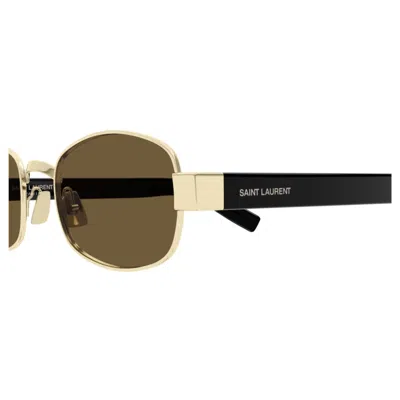 Saint Laurent Sl 706001 Gold Black Brown
