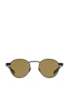 Saint Laurent Sl 707 Round Frame Sunglasses In Neutral