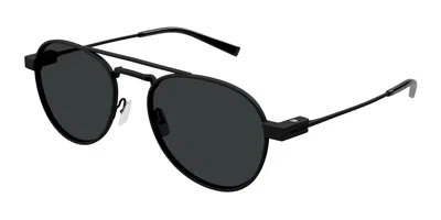 Saint Laurent Sl 708 001 Occhiali Da Sole Neri Per Uomo In Black