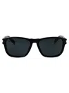 Saint Laurent Eyewear Sunglasses In Black-crystal-black