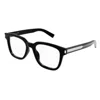 Saint Laurent Sl 711 Opt001 Black Crystal Transpa In 001 Black Crystal Transpa