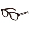 Saint Laurent Sl 711 Opt002 Havana Crystal Transp In 002 Havana Crystal Transp