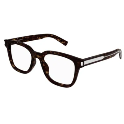 Saint Laurent Sl 711 Opt002 Havana Crystal Transp
