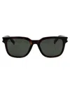 Saint Laurent Sl 711 Sunglasses In Havana-crystal-grey