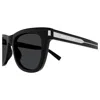 Saint Laurent Sl 712001-black-crystal-black In Black