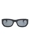 Saint Laurent Square-frame Acetate Sunglasses In Black