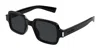 Saint Laurent Sunglasses Sl 720 001 Rectangular Frame In Black
