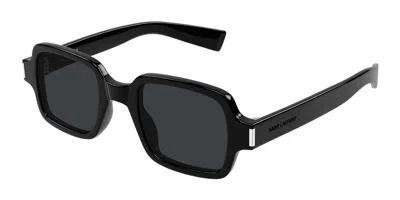 Saint Laurent Sunglasses Sl 720 001 Rectangular Frame In Black