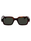 Saint Laurent Havana-havana-grey Acetate Sunglasses