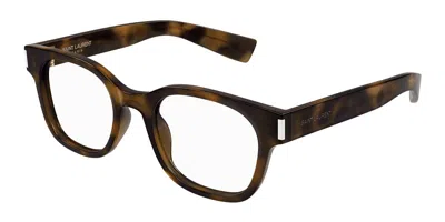 Saint Laurent Sl 722 Women's Glasses, Tortoiseshell, Size 49 In Brown