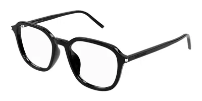 Saint Laurent Sl 726/f Asian Fit Men's Glasses, Black, Size 53