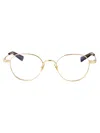 Saint Laurent Sl 730 Glasses In Gold-gold-transparent