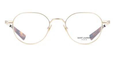 Saint Laurent Sl 730 Men's Glasses, Gold, Size 47